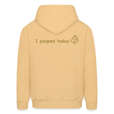 I POOPED Hoodie - light yellow