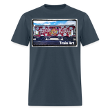 Train Art -  blue dusk