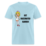 VACCINATED - powder blue