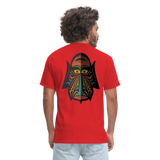 AFRICAN MASK 4 - red