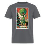 Alien Christmas - charcoal