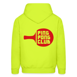 PING PONG CLUB Hoodie - safety green