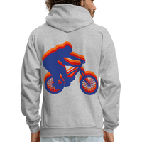 BIKER Hoodie - heather gray