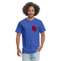 HEART AWARENSS - royal blue