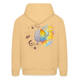 BRAIN ACTIVITY Hoodie - light yellow