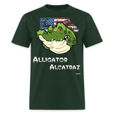 Alligator Alcatraz - forest green