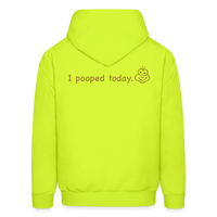 I POOPED Hoodie - safety green