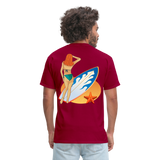 SURF AND TURF - dark red