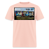 Train Art - blush pink 