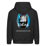 LIFE ART IDEAS Hoodie - charcoal grey
