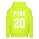 TEAM 420 Hoodie - safety green