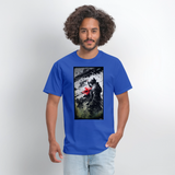 Fracture - royal blue