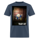 Train Art -  blue dusk