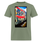 Train Art - military green