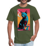 Caturday Afternoon - military green