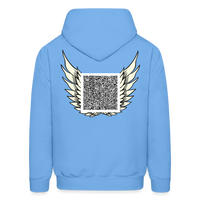 WINGS Short Story Hoodie - carolina blue