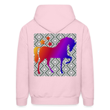 HORSE BACK Hoodie - pale pink