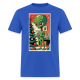 Alien Christmas - royal blue