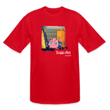 Train Art - red