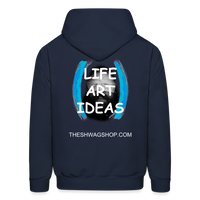 LIFE ART IDEAS Hoodie - navy