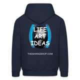 LIFE ART IDEAS Hoodie - navy