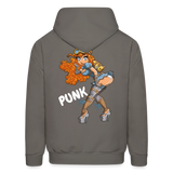 PUNK Hoodie - asphalt gray