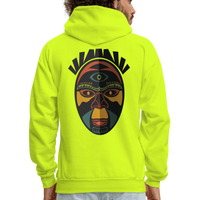 AFRICAN MASK 3 Hoodie - safety green