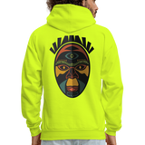 AFRICAN MASK 3 Hoodie - safety green