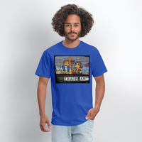 Train Art - royal blue