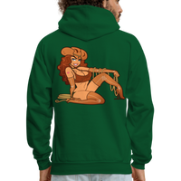 TIE ME UP  Hoodie - forest green