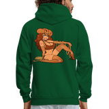 TIE ME UP  Hoodie - forest green