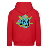 420 A Hoodie - red