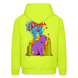 CATZILLA  Hoodie - safety green