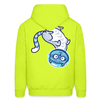 SPACE CAT 4 Hoodie - safety green