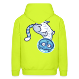 SPACE CAT 4 Hoodie - safety green