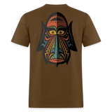 AFRICAN MASK 4 - brown