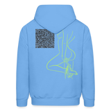 CHECK IT OUT Short Story Hoodie - carolina blue