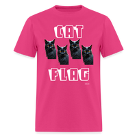 CAT FLAG - fuchsia