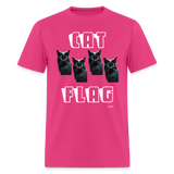 CAT FLAG - fuchsia