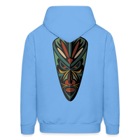 AFRICAN MASK - carolina blue