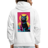 Sunny Cat Hoodie - white