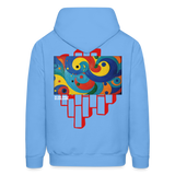 Entanglement Hoodie - carolina blue