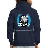 LIFE ART IDEAS Hoodie - navy