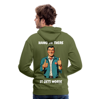 Hang In There - olive green