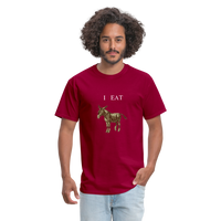 I EAT - dark red