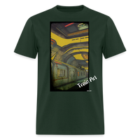 Train Art - forest green
