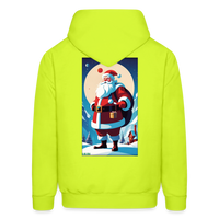 Santa Claus Hoodie - safety green