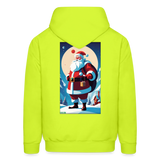 Santa Claus Hoodie - safety green