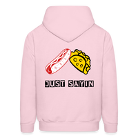 JUST SAYIN 4 Hoodie - pale pink