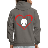 DARK LOVE Hoodie - asphalt gray